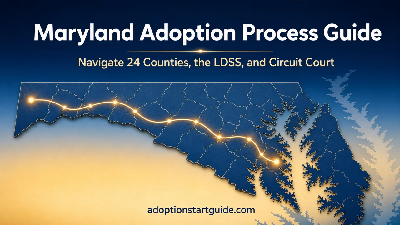 Maryland Adoption Guide — Navigate 24 Counties, the LDSS, and Circuit Court